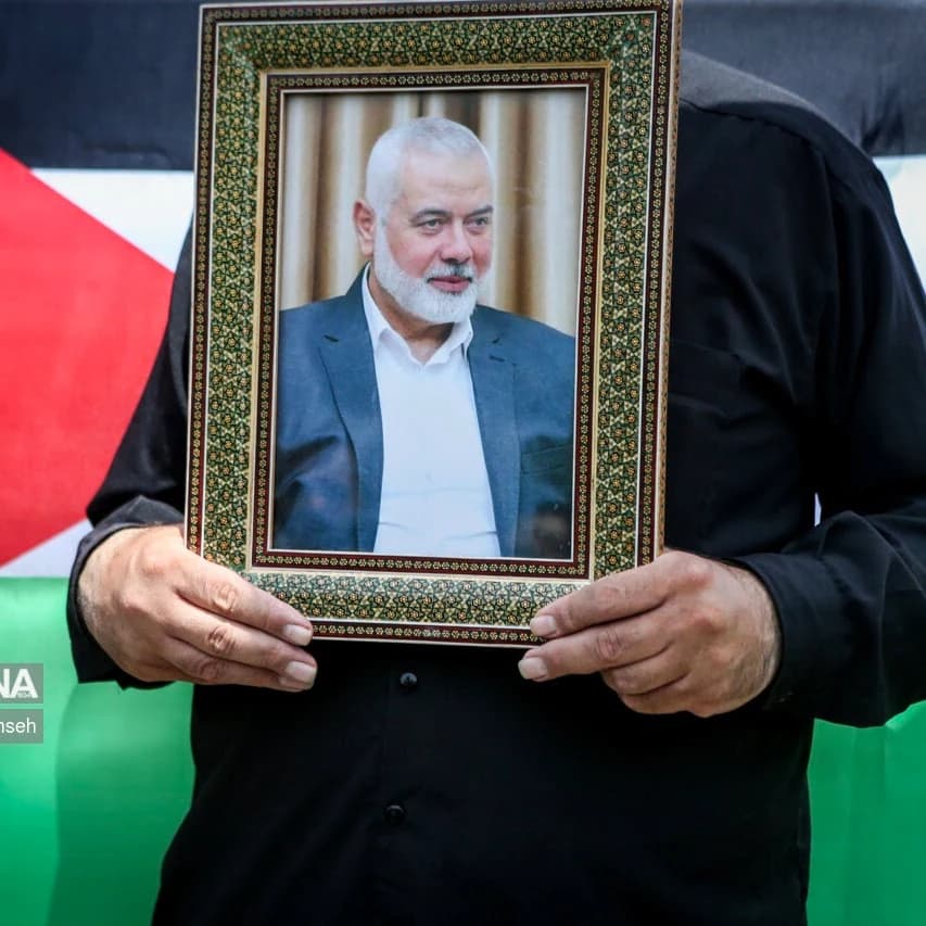 چهار پیام حذف اسماعیل هنیه در قلب تهران